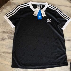 Adidas Women’s Black and White Short Sleeve Tee